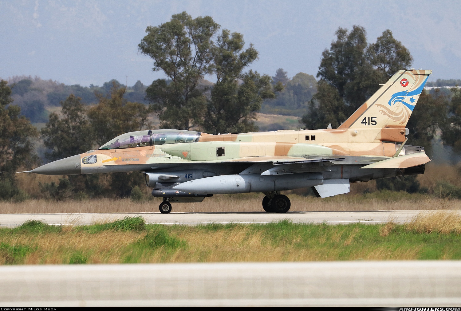 Israel - Air Force Lockheed Martin F-16I Sufa 415 at Andravida (Pyrgos -) (PYR / LGAD), Greece