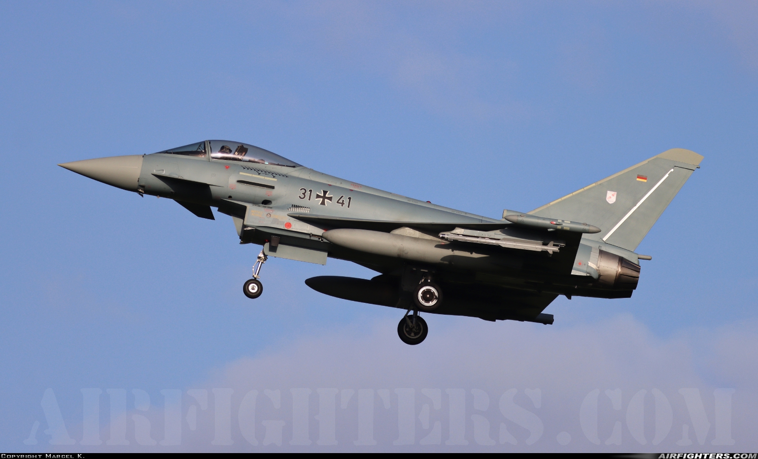 Germany - Air Force Eurofighter EF-2000 Typhoon S 31+41 at Norvenich (ETNN), Germany