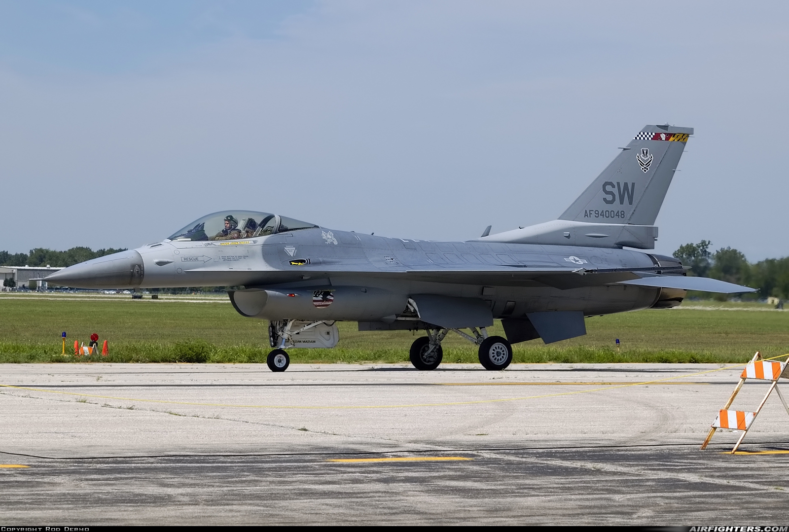 USA - Air Force General Dynamics F-16C Fighting Falcon 94-0048 at Detroit - Willow Run (YIP / KYIP), USA