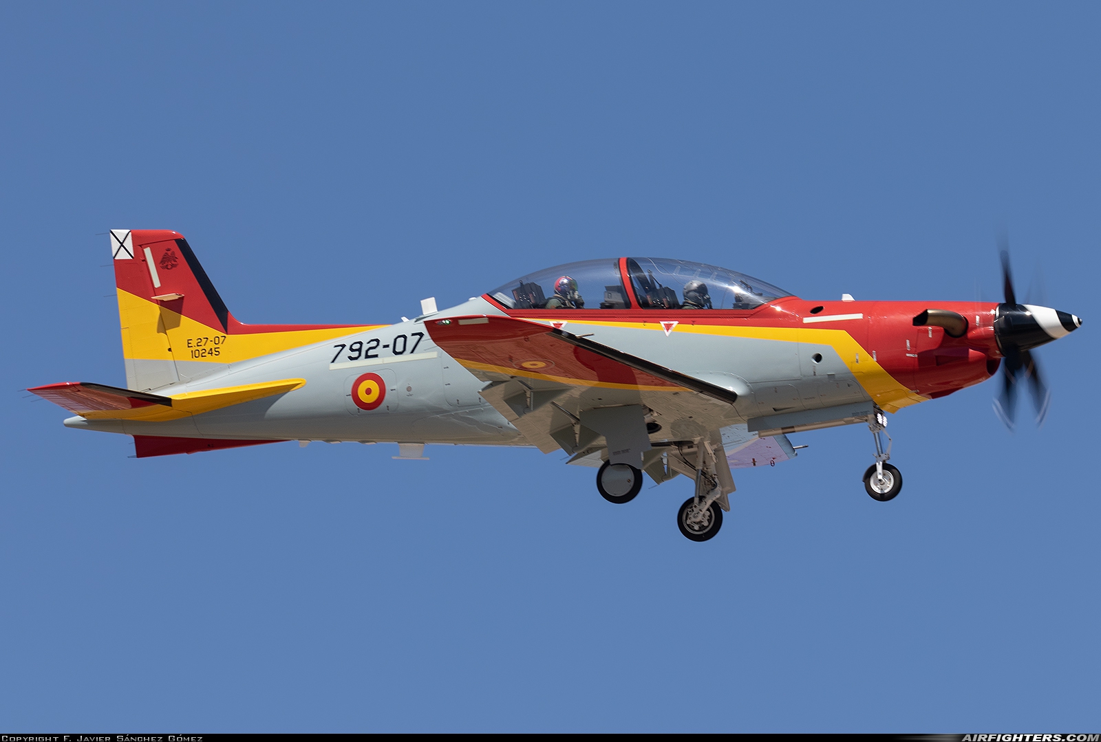 Spain - Air Force Pilatus PC-21 E.27-07-10245 at Murcia - San Javier (MJV / LELC), Spain