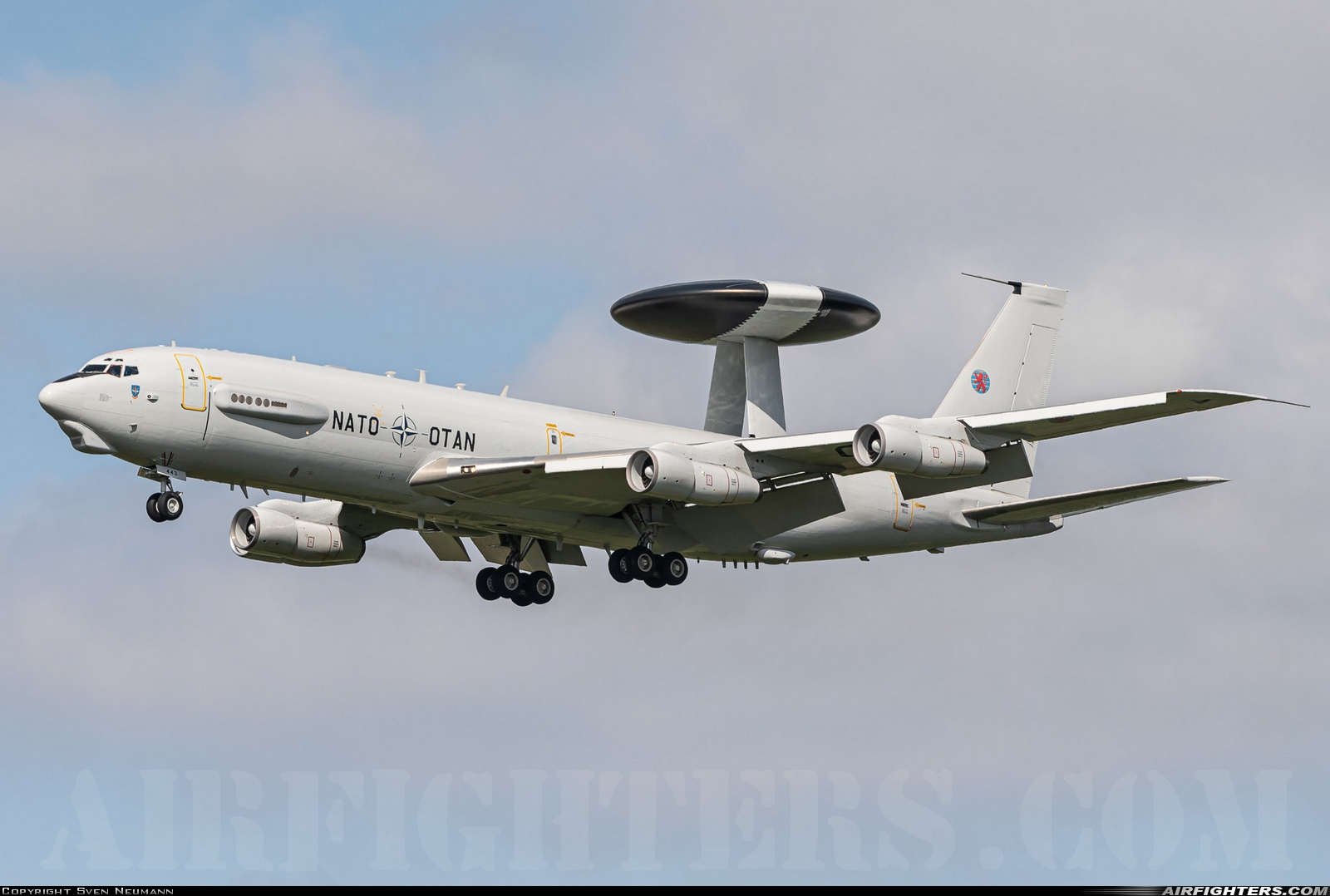 Luxembourg - NATO Boeing E-3A Sentry (707-300) LX-N90443 at Nordholz (- Cuxhaven) (NDZ / ETMN), Germany