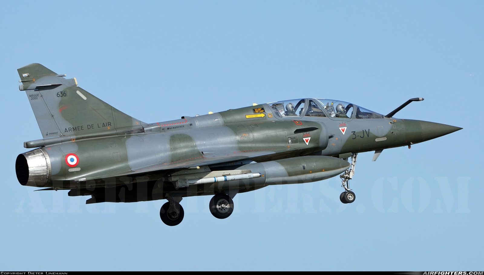 France - Air Force Dassault Mirage 2000D 636 at Leeuwarden (LWR / EHLW), Netherlands