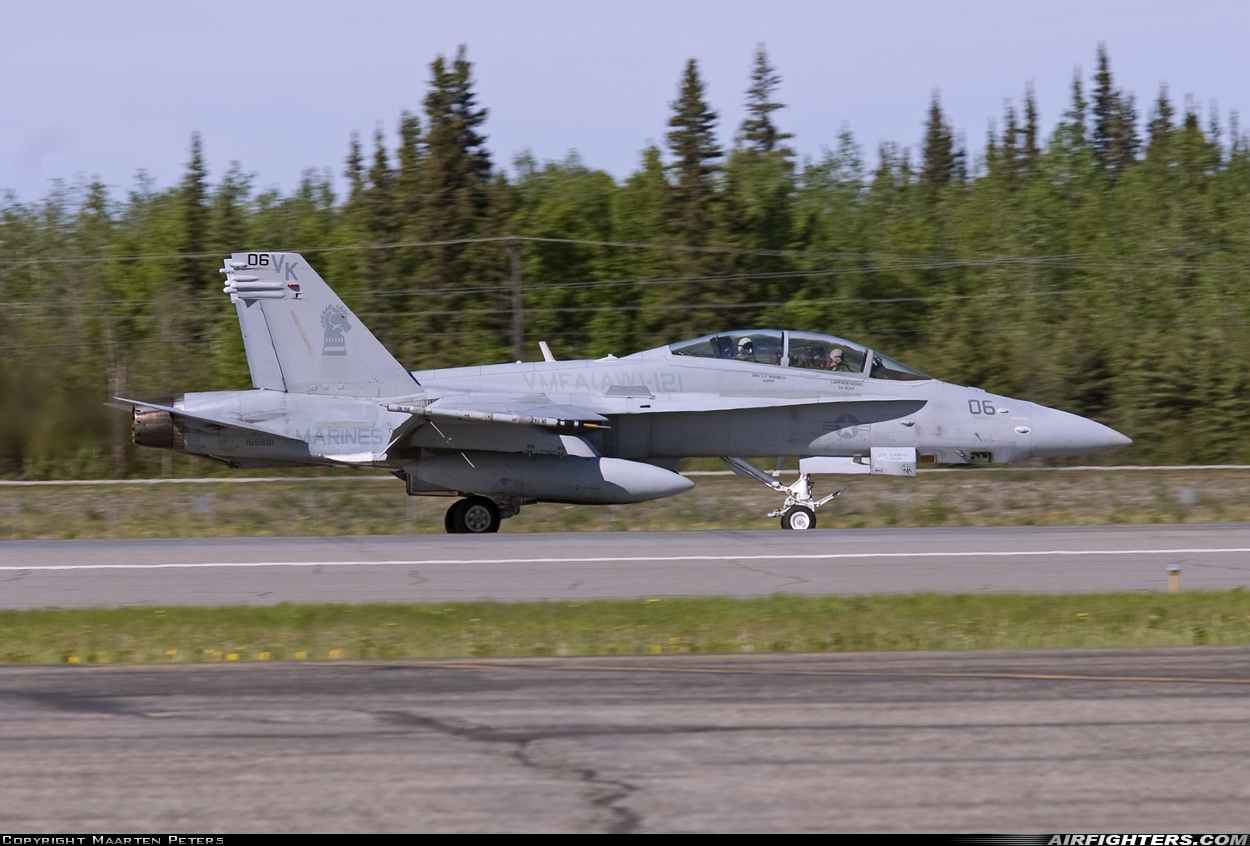 USA - Marines McDonnell Douglas F/A-18D(RC) Hornet 165681 at Fairbanks - Eielson AFB (EIL / PAEI), USA