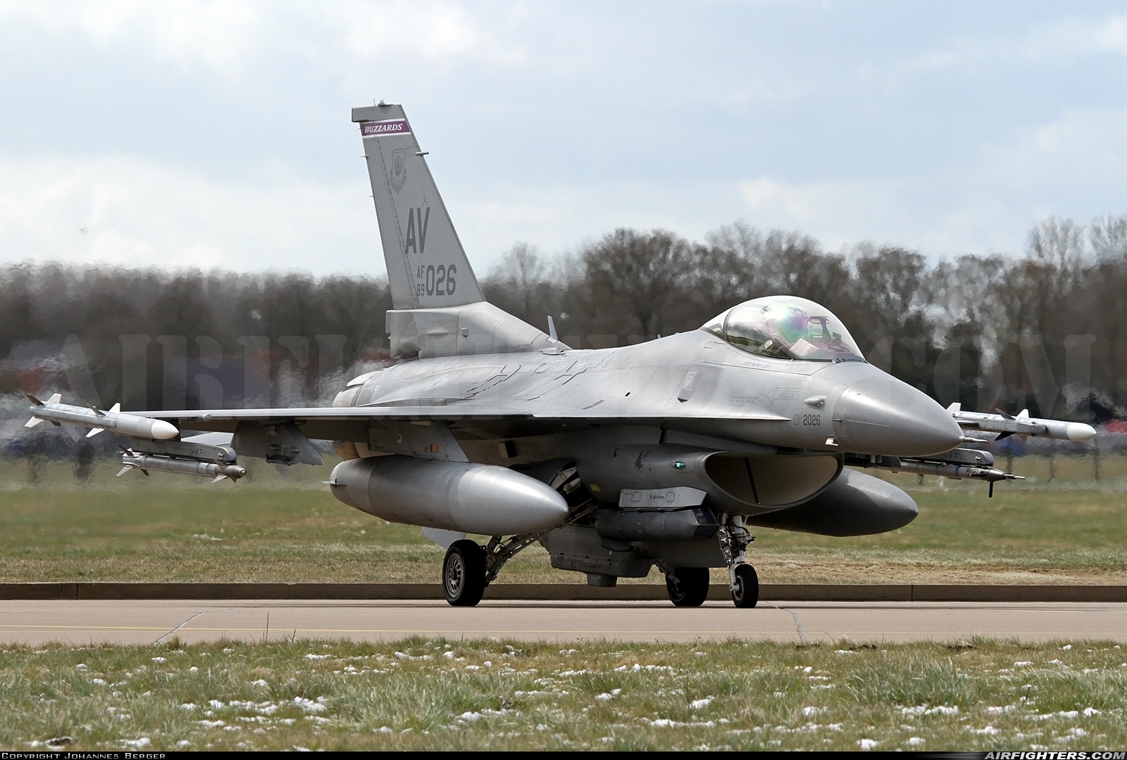 USA - Air Force General Dynamics F-16C Fighting Falcon 89-2026 at Leeuwarden (LWR / EHLW), Netherlands