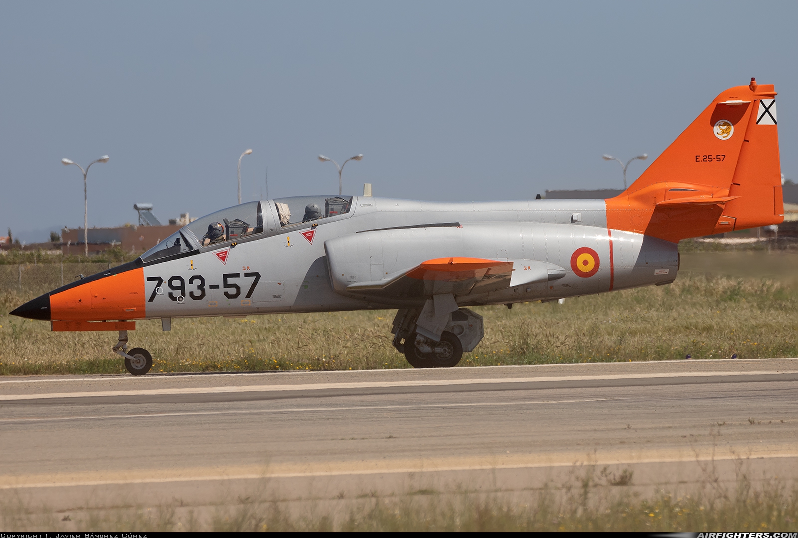 Spain - Air Force CASA C-101EB Aviojet E.25-57 at Murcia - San Javier (MJV / LELC), Spain