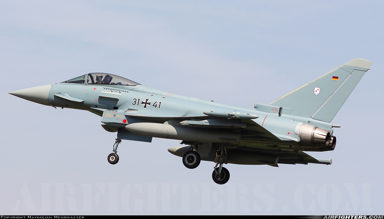 Germany - Air Force Eurofighter EF-2000 Typhoon S 31+41 at Norvenich (ETNN), Germany