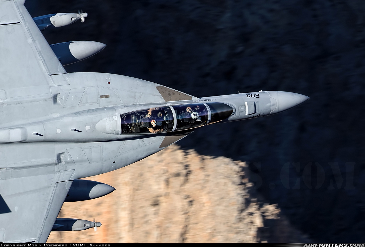 USA - Navy Boeing EA-18G Growler 169128 at Off-Airport - Rainbow Canyon area, USA