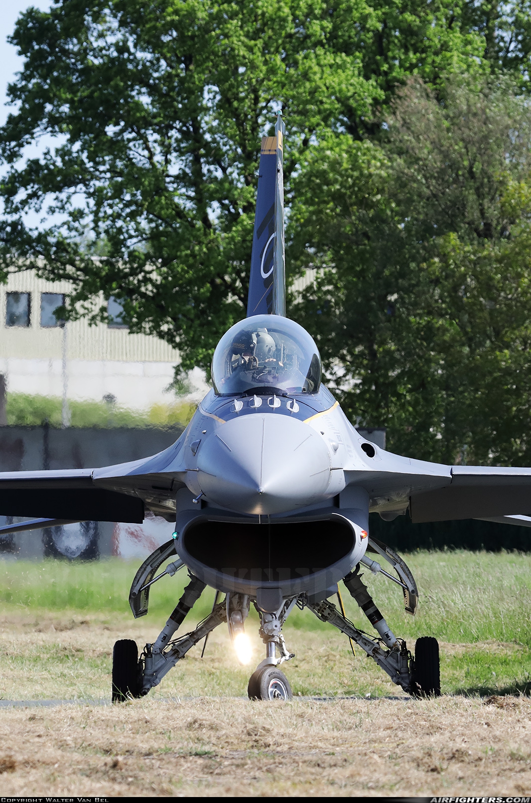 Belgium - Air Force General Dynamics F-16AM Fighting Falcon FA-57 at Florennes (EBFS), Belgium