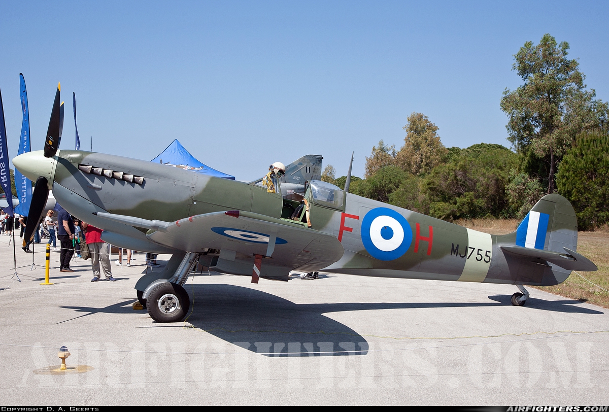 Private - Icarus Foundation of Pireaus Supermarine 361 Spitfire LF.IXc G-CLGS at Araxos (GPA / LGRX), Greece