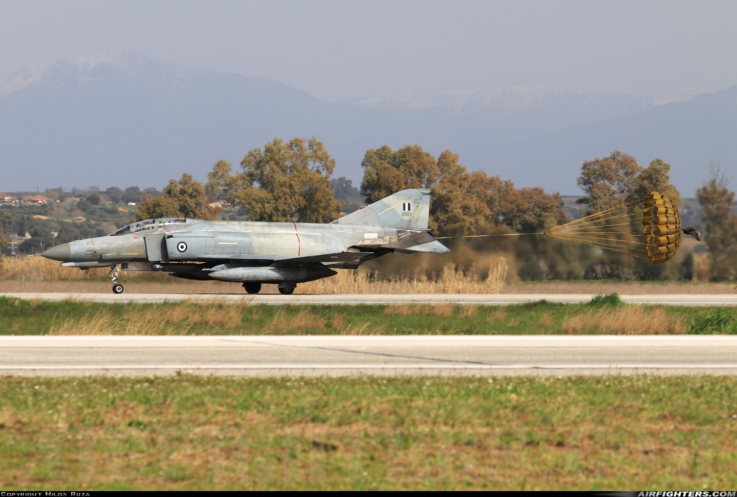 Greece - Air Force McDonnell Douglas F-4E AUP Phantom II 01501 at Andravida (Pyrgos -) (PYR / LGAD), Greece