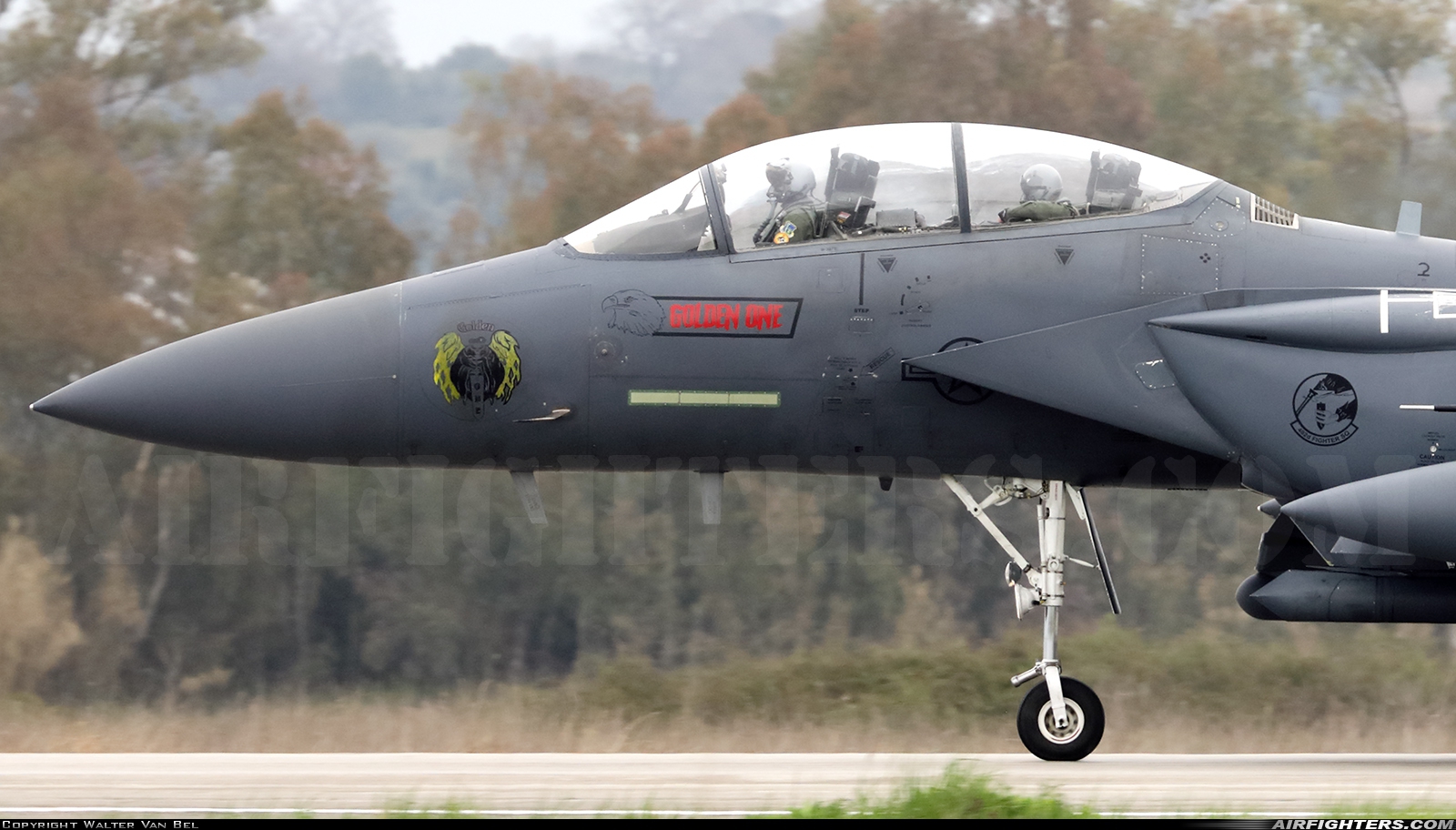 USA - Air Force McDonnell Douglas F-15E Strike Eagle 91-0327 at Andravida (Pyrgos -) (PYR / LGAD), Greece