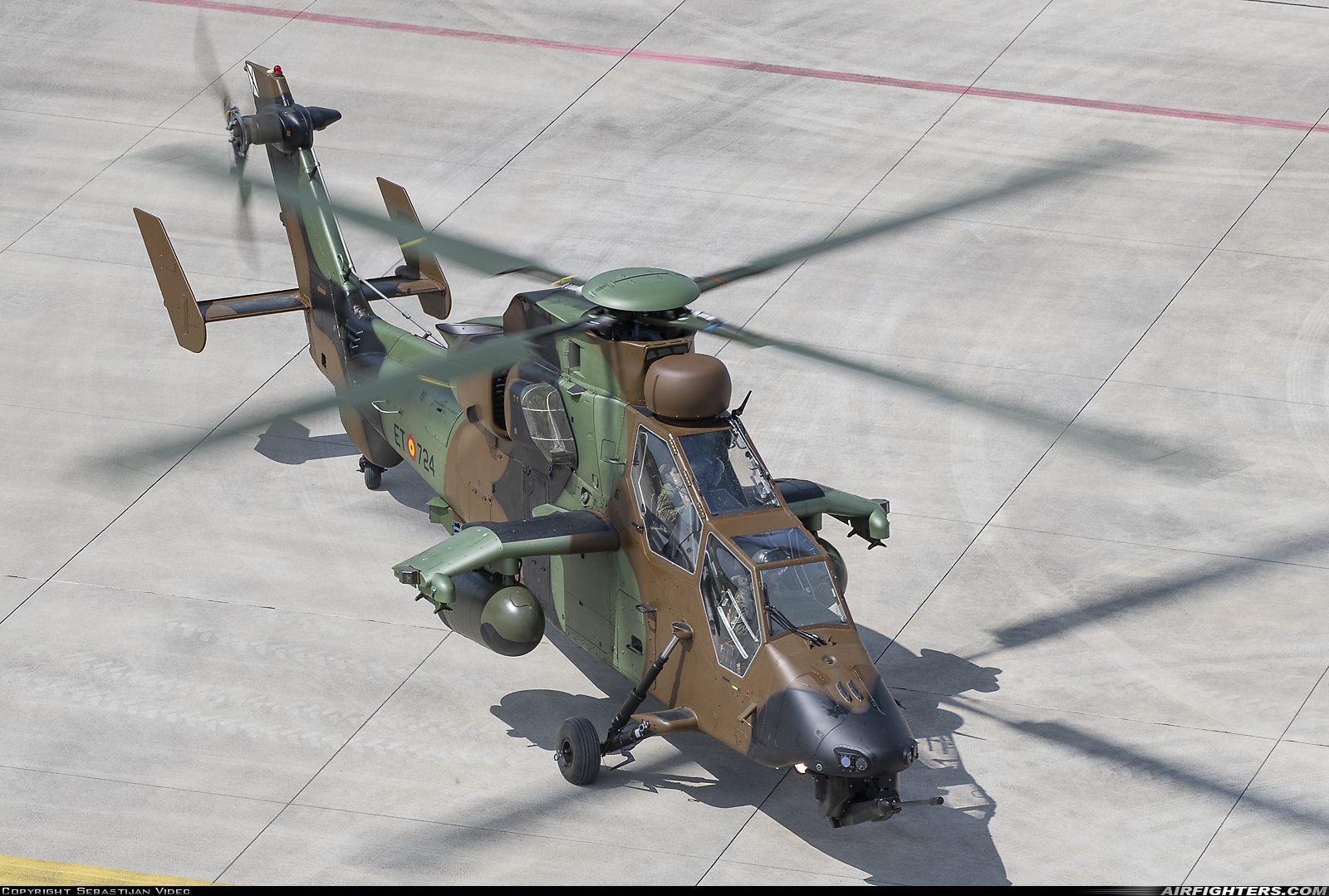 Spain - Army Eurocopter EC-665 Tiger HAD HA.28-24-10100 at Cerklje (LJCE), Slovenia