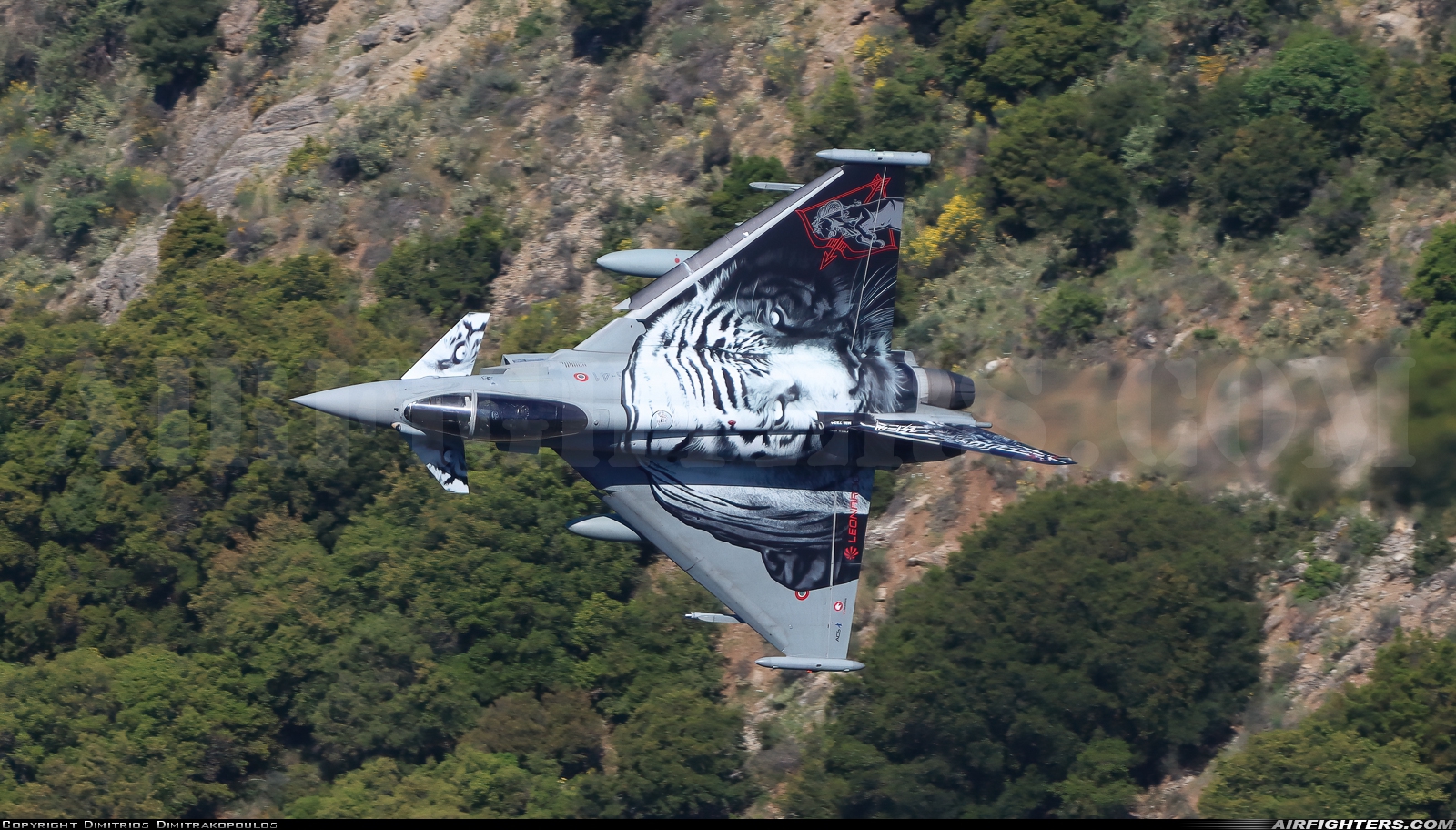 Italy - Air Force Eurofighter F-2000A Typhoon (EF-2000S) MM7324 at Off-Airport - Vouraikos Canyon, Greece