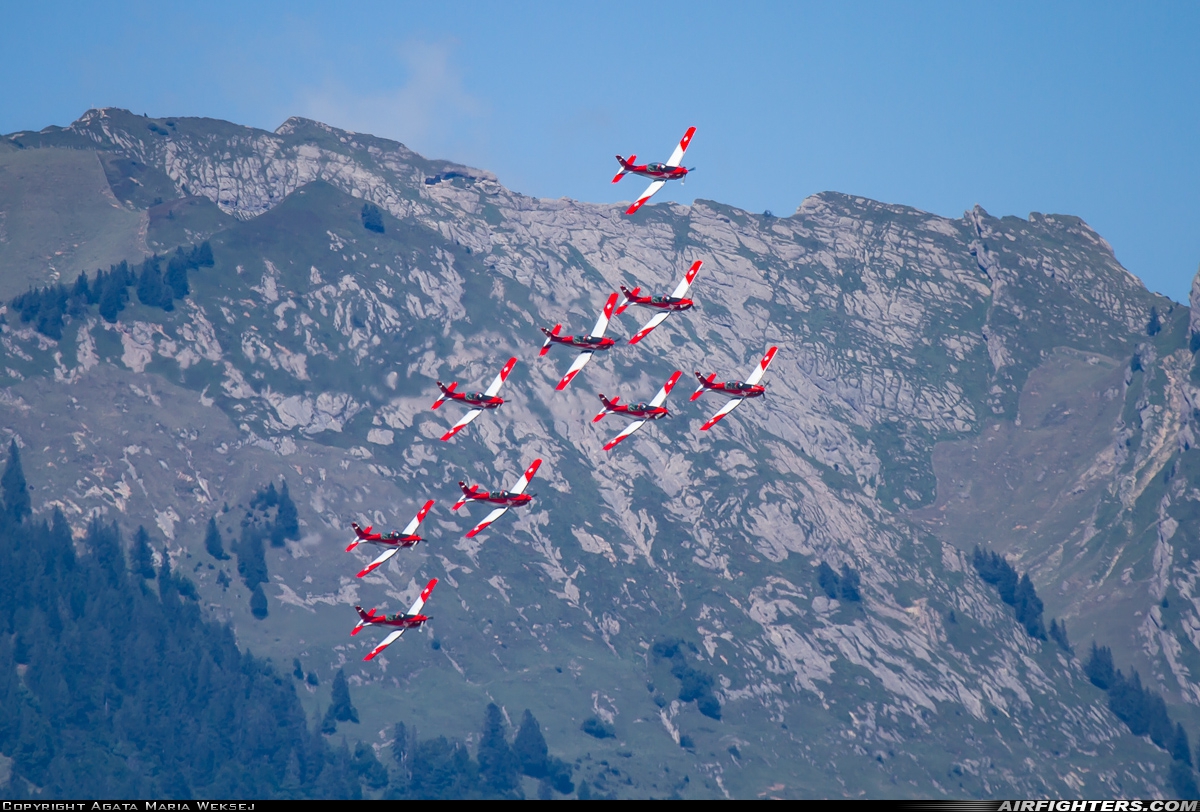 Switzerland - Air Force Pilatus NCPC-7 Turbo Trainer A-940 at Mollis (LSMF), Switzerland