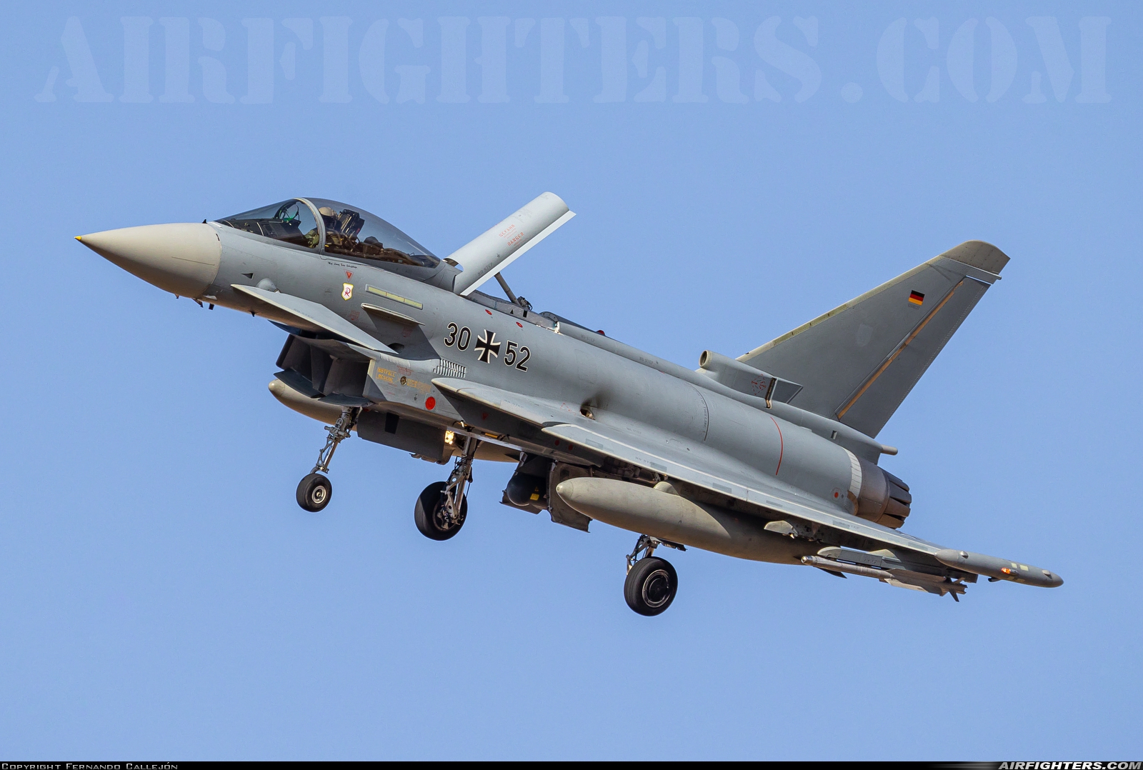 Germany - Air Force Eurofighter EF-2000 Typhoon S 30+52 at Albacete (- Los Llanos) (LEAB), Spain