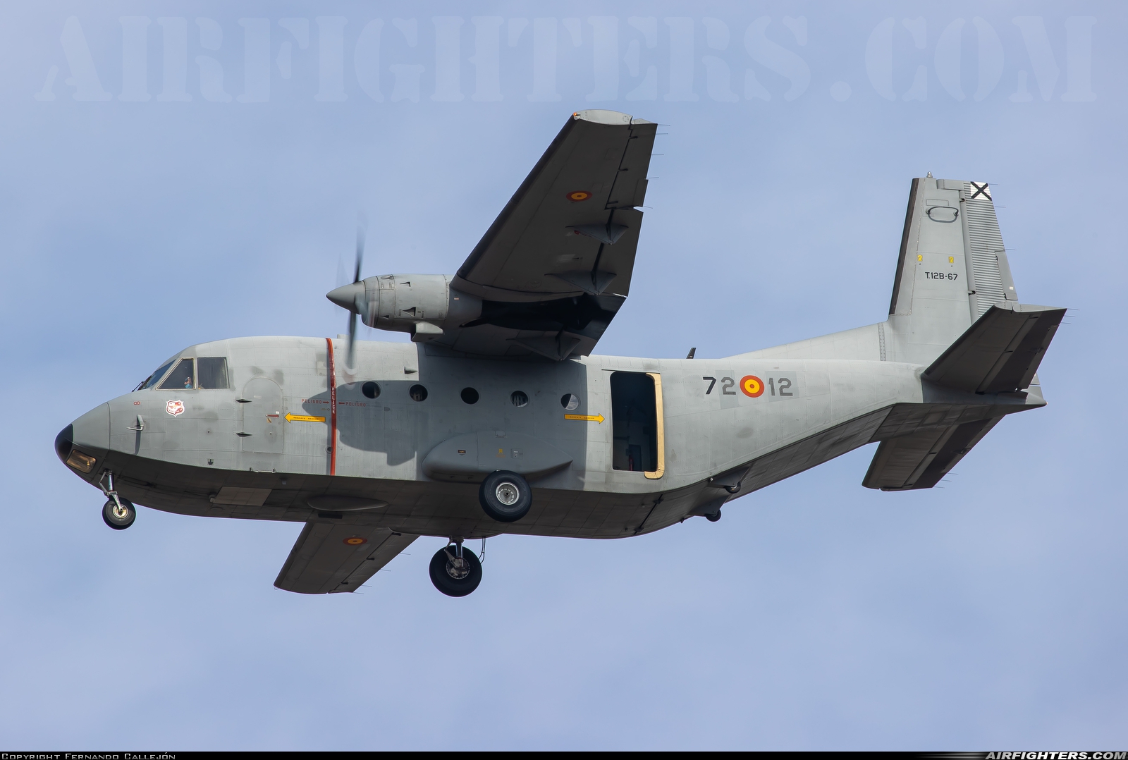 Spain - Air Force CASA C-212-100 Aviocar T.12B-67 at Madrid - Torrejon (TOJ / LETO), Spain