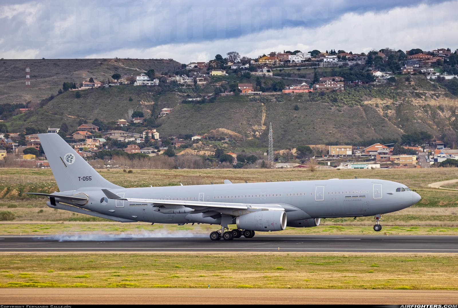Netherlands - Air Force Airbus KC-30M (A330-243MRTT) T-055 at Madrid - Barajas (MAD / LEMD), Spain