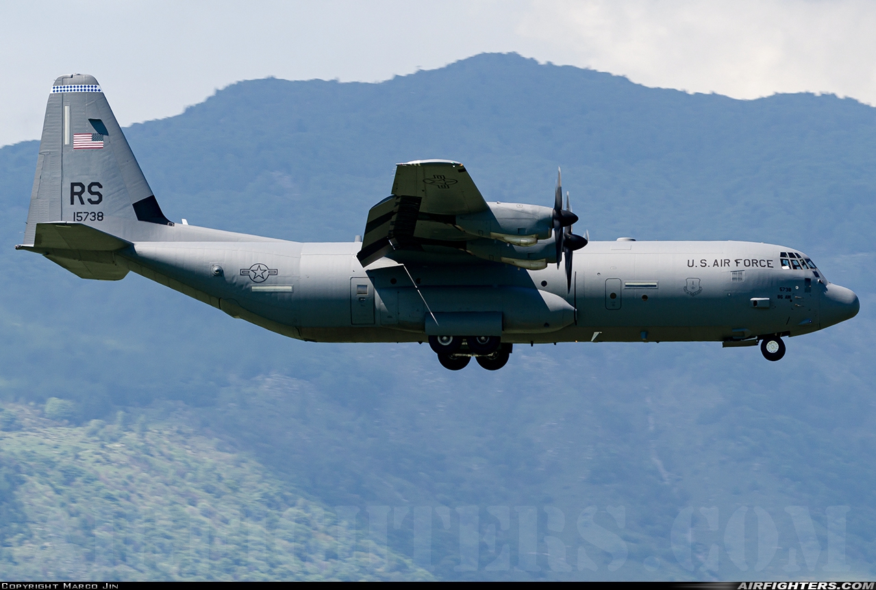 USA - Air Force Lockheed Martin C-130J-30 Hercules (L-382) 11-5738 at Aviano (- Pagliano e Gori) (AVB / LIPA), Italy