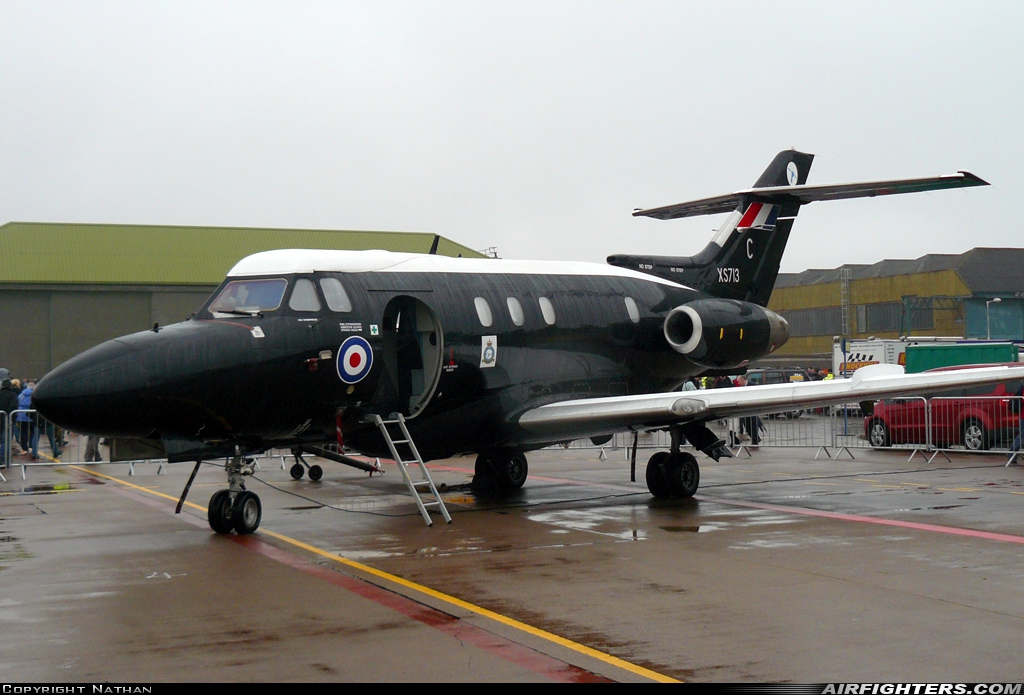 UK - Air Force Hawker Siddeley HS-125-2 Dominie T1 XS713 at Leuchars (St. Andrews) (ADX / EGQL), UK