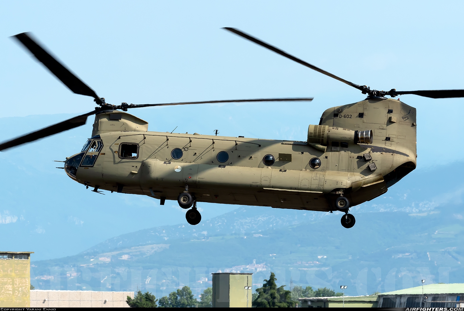Netherlands - Air Force Boeing Vertol CH-47F Chinook D-602 at Verona - Villafranca (Valerio Catullo) (VRN / LIPX), Italy