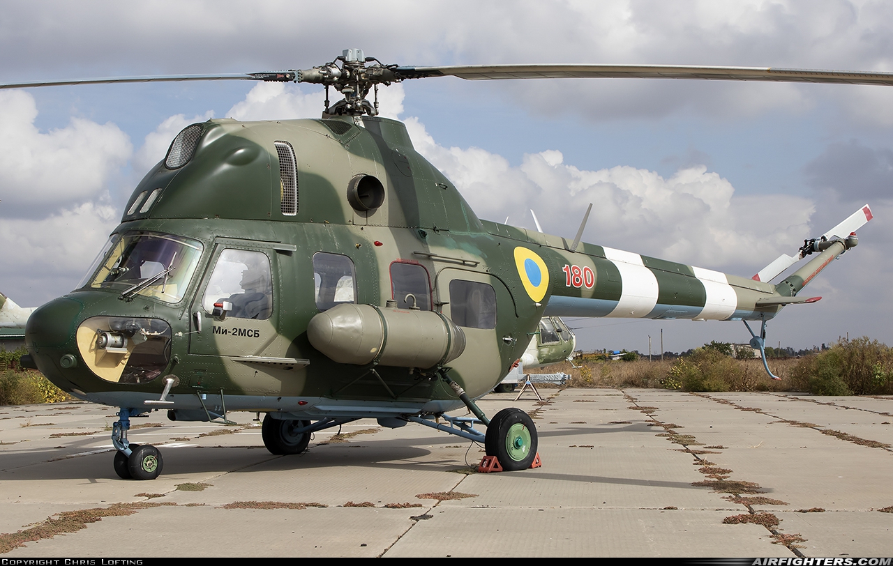 Ukraine - Army Aviation Mil Mi-2MSB  at Kherson - Chornobaikva (UKOH), Ukraine