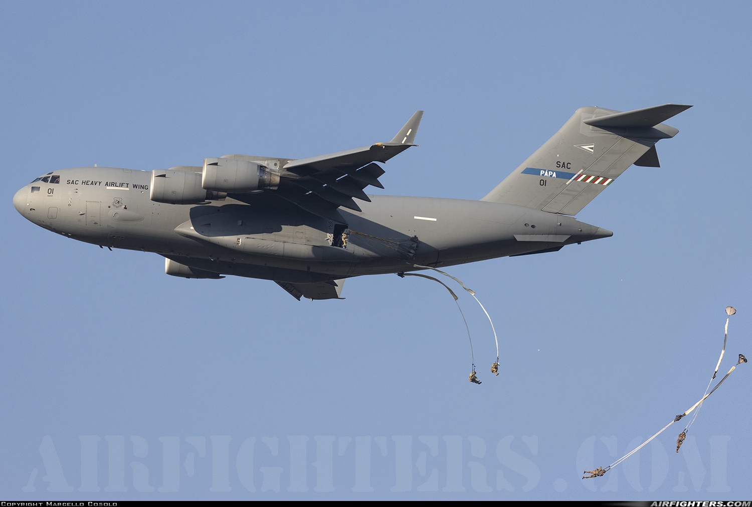 NATO - Strategic Airlift Capability Boeing C-17A Globemaster III 08-0001 at Off-Airport - Pordenone, Italy