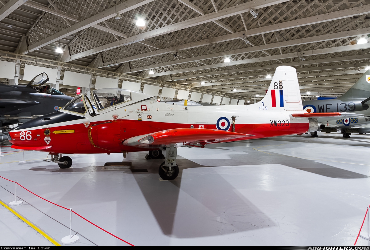 UK - Air Force Hunting Percival P-84 Jet Provost T5A XW323 at Hendon, UK