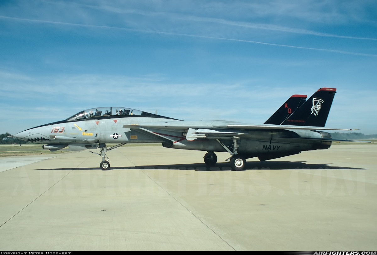 USA - Navy Grumman F-14D Tomcat 163414 at Virginia Beach - Oceana NAS / Apollo Soucek Field (NTU / KNTU), USA