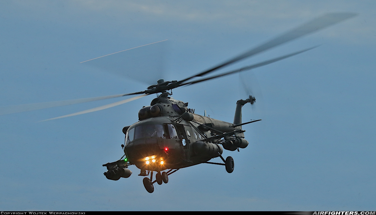 Poland - Army Mil Mi-17-1V 6111 at Leszno - Strzyzewice (EPLS), Poland
