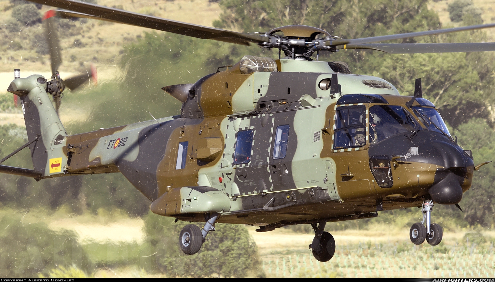 Spain - Army NHI HT-29 Caiman (NH-90TTH) HT.29-12-10158 at Off-Airport - Guadalix De La Sierra, Spain