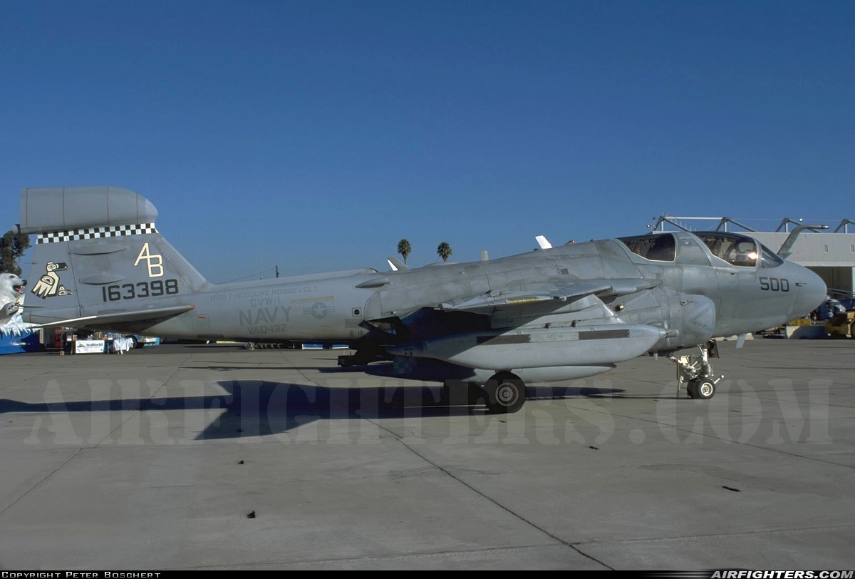 USA - Navy Grumman EA-6B Prowler (G-128) 163398 at San Diego - Miramar MCAS (NAS) / Mitscher Field (NKX / KNKX), USA