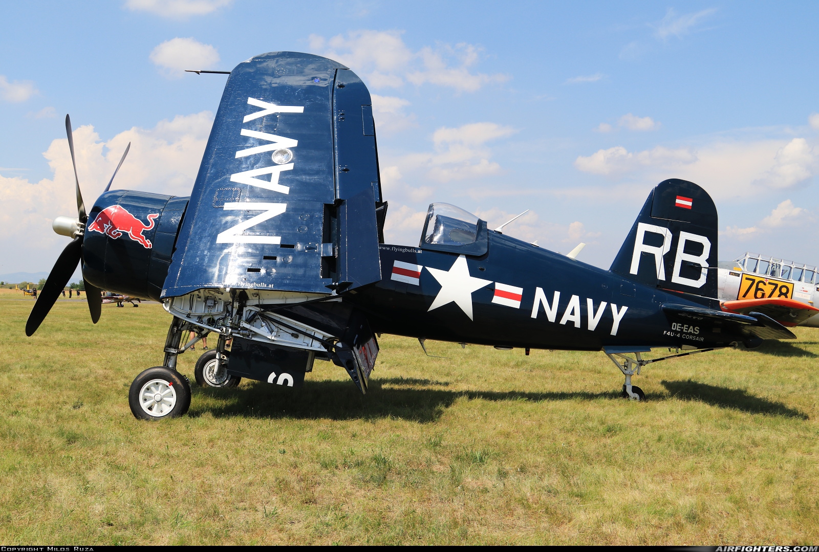 Private - Red Bull Vought F4U-4 Corsair OE-EAS at Roudnice nad Labem (LKRO), Czech Republic