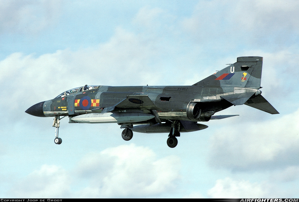 UK - Air Force McDonnell Douglas Phantom FGR2 (F-4M) XV462 at Leeuwarden (LWR / EHLW), Netherlands