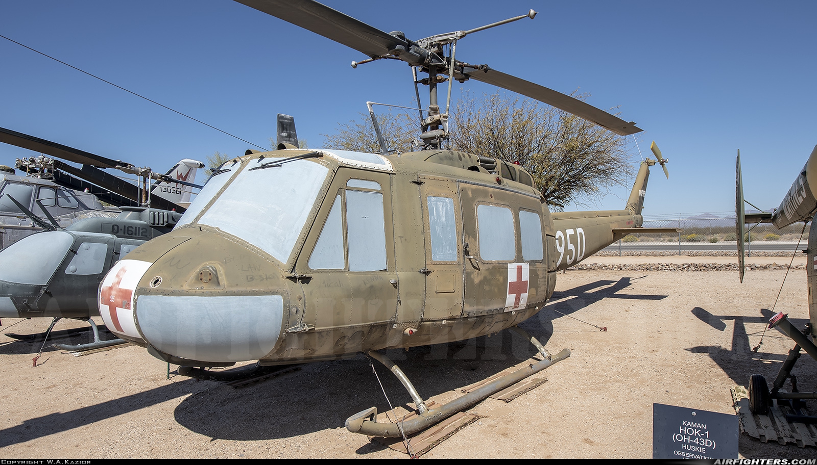USA - Army Bell UH-1H Iroquois (205) 64-13895 at Tucson - Pima Air and Space Museum, USA