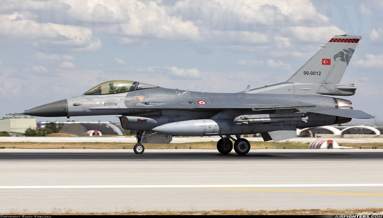 Türkiye - Air Force General Dynamics F-16C Fighting Falcon 90-0012 at Konya (KYA / LTAN), Türkiye