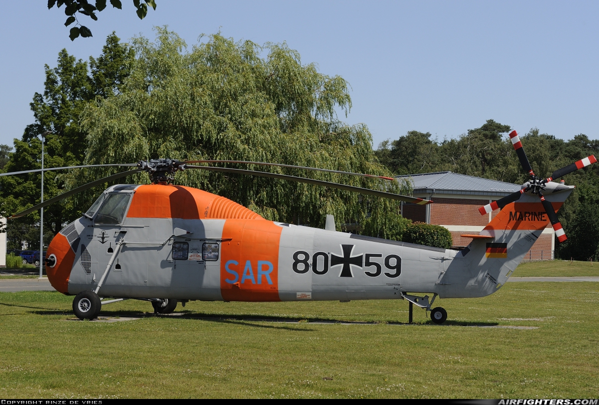 Germany - Navy Sikorsky H-34G-III Choctaw (S-58A) 80+59 at Nordholz (- Cuxhaven) (NDZ / ETMN), Germany