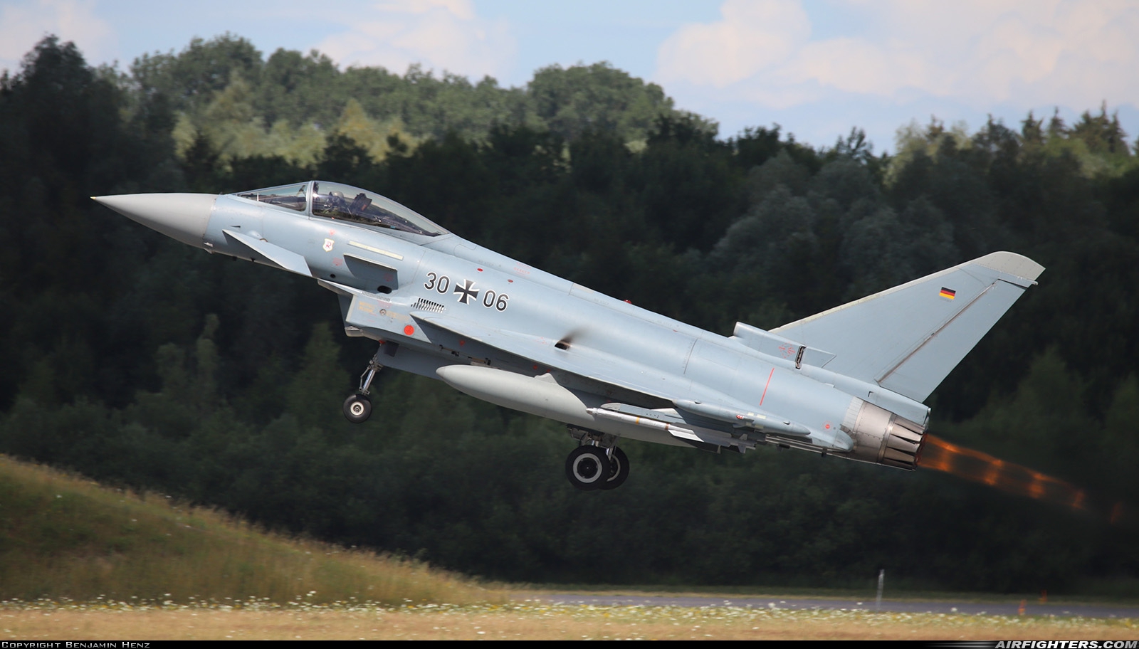 Germany - Air Force Eurofighter EF-2000 Typhoon S 30+06 at Rostock - Laage (RLG / ETNL), Germany