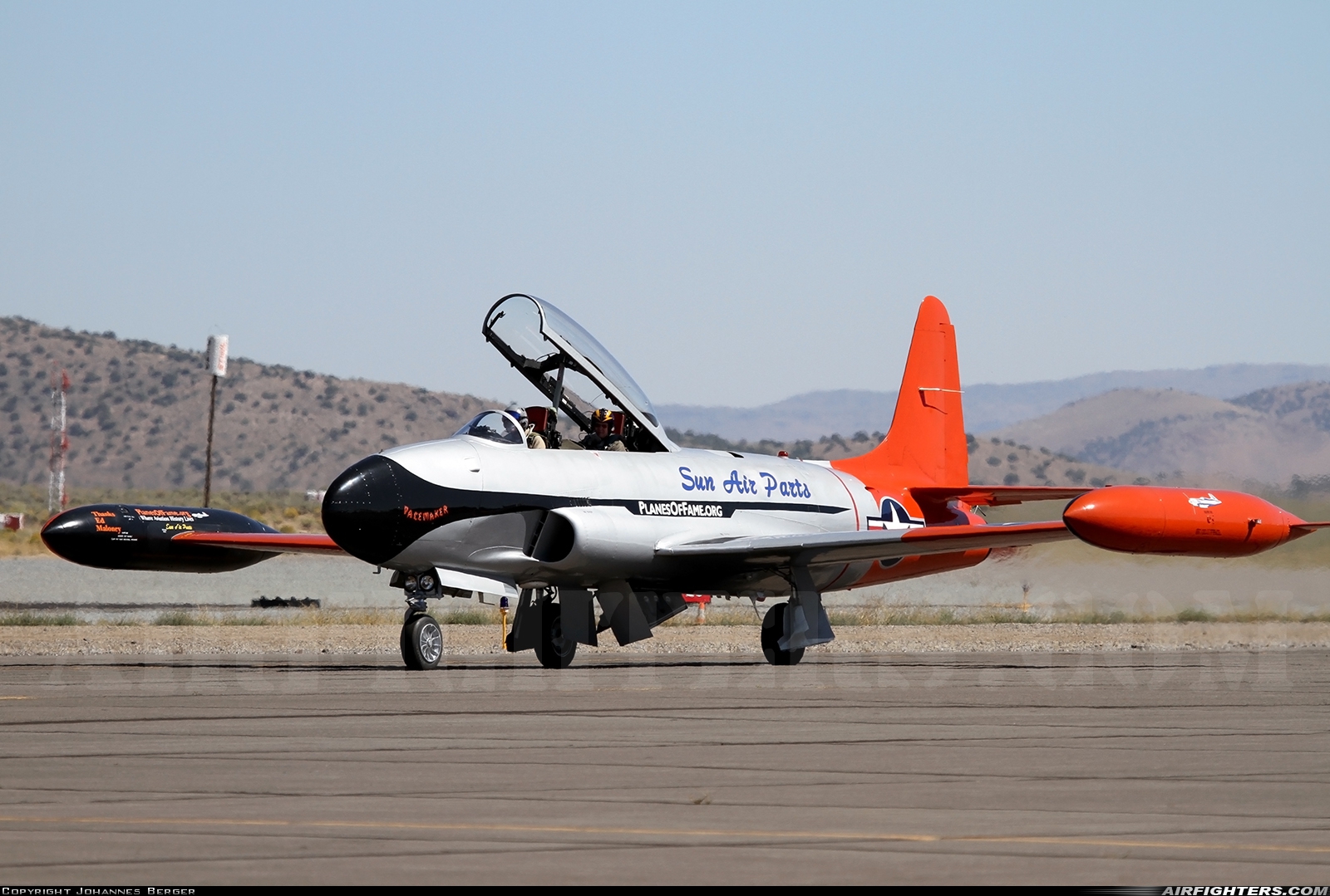 Private - Planes of Fame Air Museum Canadair CT-133 Silver Star 3 (T-33AN) NX377JP at Reno - Reno-Stead (4SD), USA