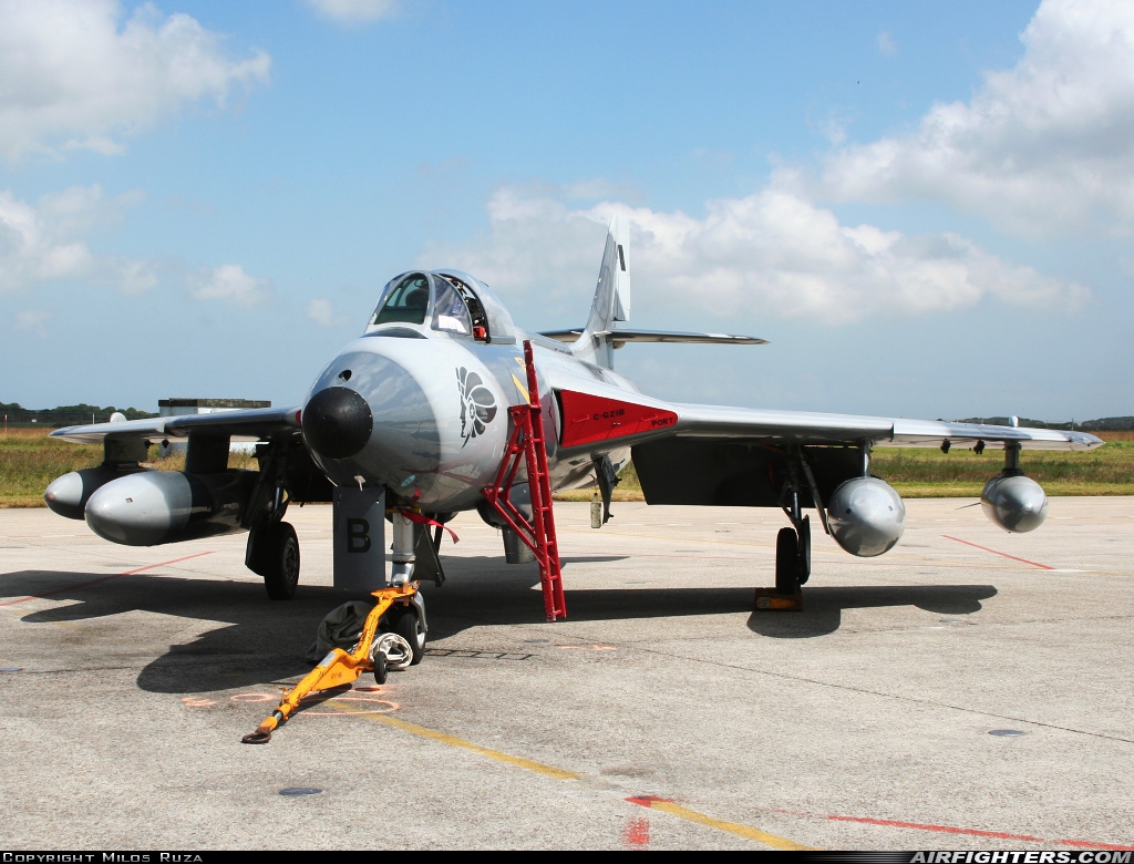 Private - Northern Lights Combat Air Support Hawker Hunter F58 C-GZIB at Landivisiau (LDV / LFRJ), France