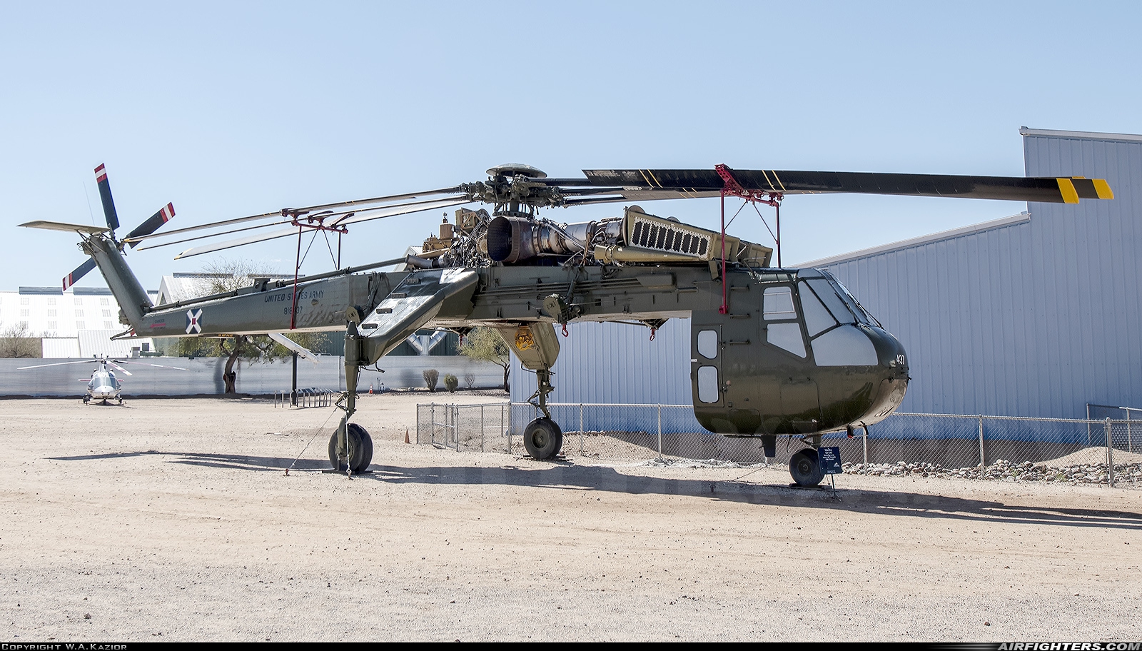 USA - Army Sikorsky CH-54A Tarhe 68-18437 at Tucson - Pima Air and Space Museum, USA