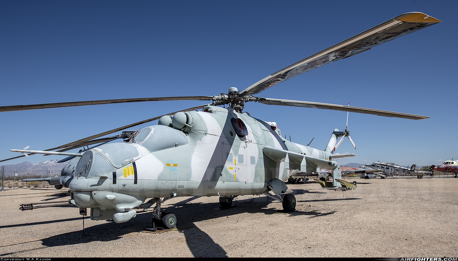 East Germany - Air Force Mil Mi-24D 406 at Tucson - Pima Air and Space Museum, USA