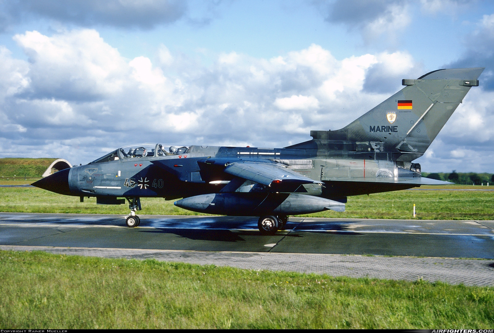 Germany - Navy Panavia Tornado IDS 45+40 at Eggebek (ETME), Germany