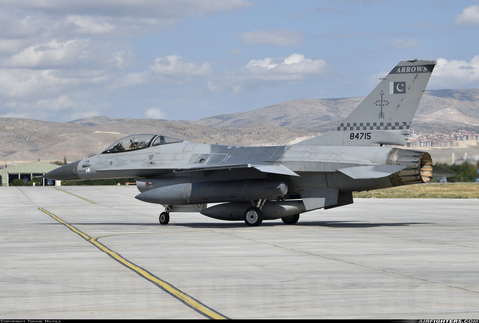 Pakistan - Air Force General Dynamics F-16AM Fighting Falcon 84715 at Konya (KYA / LTAN), Türkiye