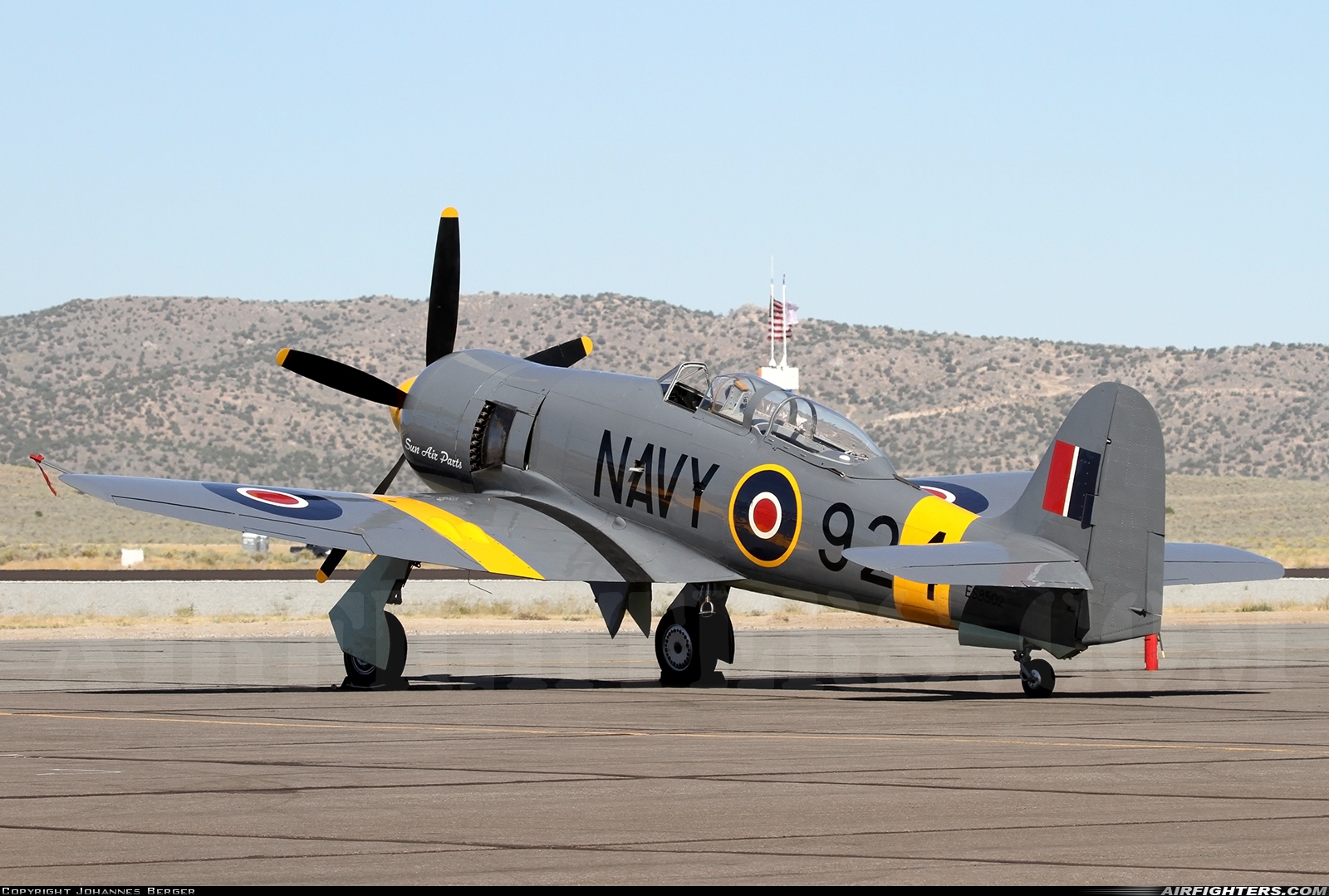 Private - Sanders Aircraft Inc. Hawker Sea Fury T20S N924G at Reno - Reno-Stead (4SD), USA