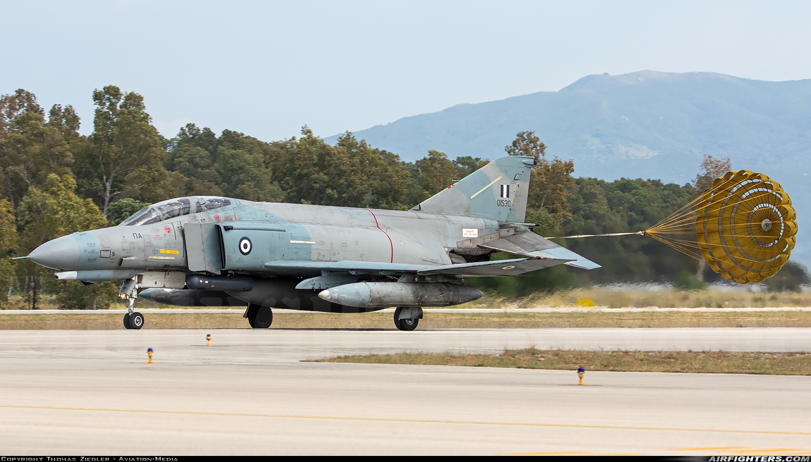 Greece - Air Force McDonnell Douglas F-4E AUP Phantom II 01530 at Araxos (GPA / LGRX), Greece
