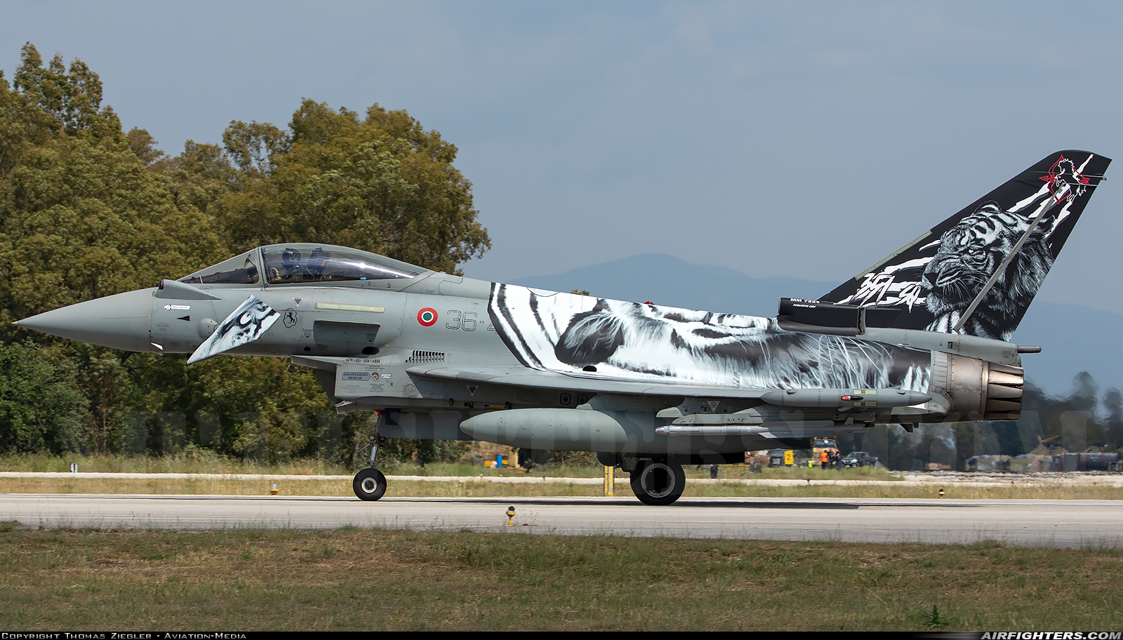 Italy - Air Force Eurofighter F-2000A Typhoon (EF-2000S) MM7324 at Araxos (GPA / LGRX), Greece