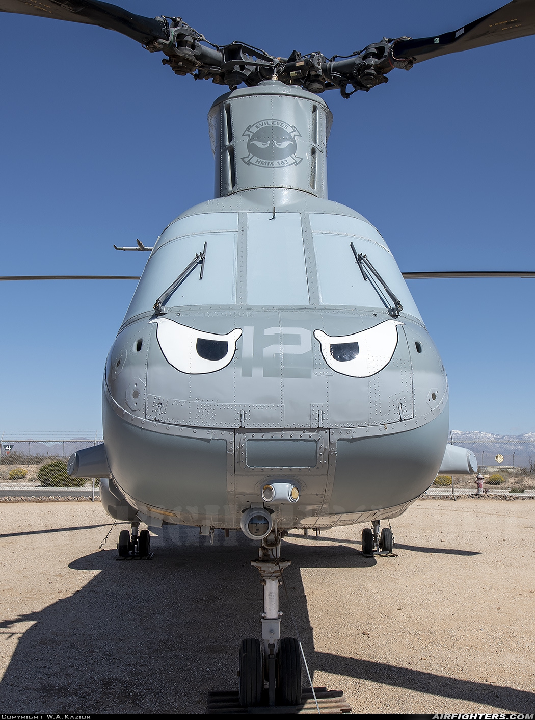 USA - Marines Boeing Vertol CH-46E Sea Knight (107-II) 156469 at Tucson - Pima Air and Space Museum, USA