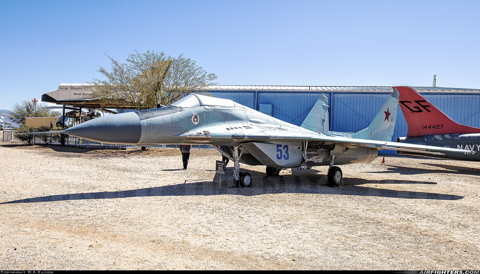 Russia - Air Force Mikoyan-Gurevich MiG-29A (9.12A) 53 at Tucson - Pima Air and Space Museum, USA