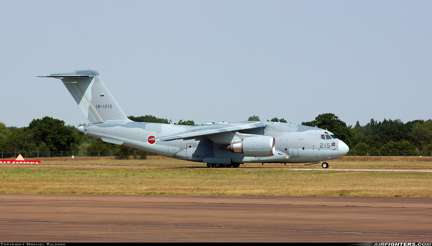 Japan - Air Force Kawasaki C-2 18-1215 at Fairford (FFD / EGVA), UK