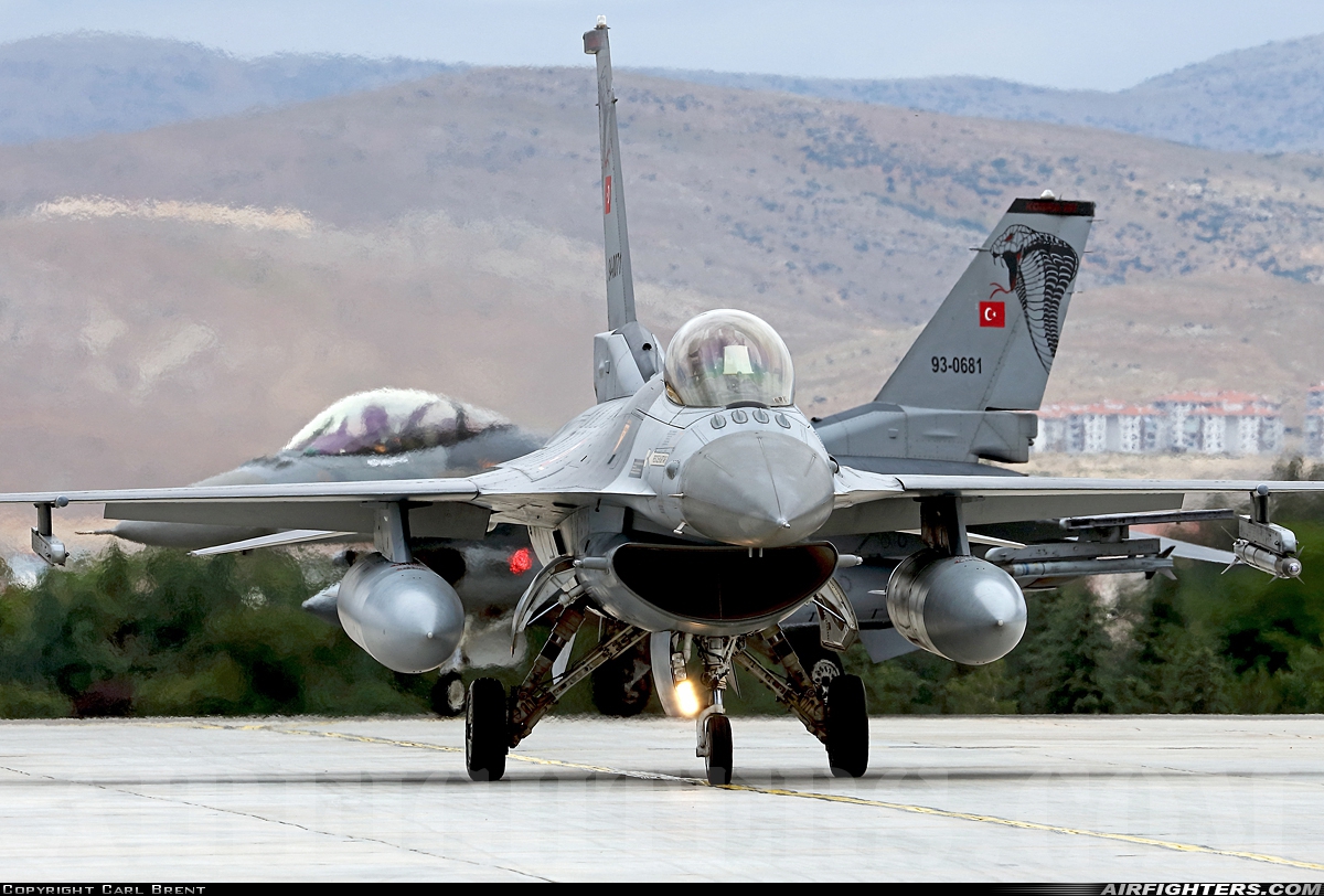 Türkiye - Air Force General Dynamics F-16C Fighting Falcon 94-0071 at Konya (KYA / LTAN), Türkiye